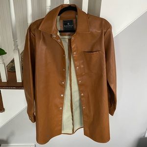 Bagatelle faux leather shacket. Brand new with tags